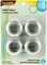 Dritz Home Curtain Grommets 1" Inner Diameter Plastic 8/Pkg-Brushed Silver